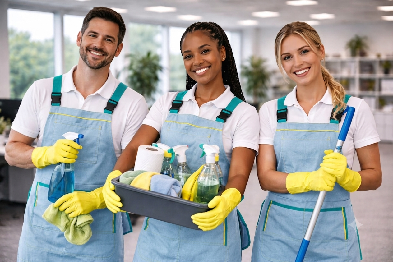 Joy professional cleaning team